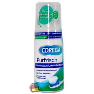 Corega PURFRISCH čistící pěna na zubní náhrady (protézy) 125 ml (dovoz z Německa)