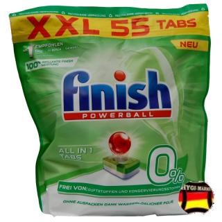 Finish ALL in 1 Tabs powerball frei (bez vonných a konzervačních látek) 55 ks (dovoz z Německa, bez vybalování)