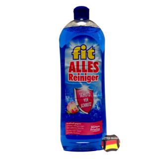 Fit Alles Reiniger Bluten Frische čistič do kuchyně 1 litr (modrý) (dovoz z Německa)