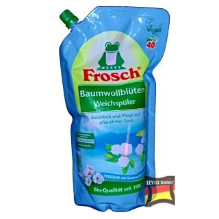 Frosch aviváž Baumwollblüten (bavlníkové květy), máchadlo 1 litr (Jemná vůně, vhodná pro děti i dospělé, krásně zjemní prádlo.)