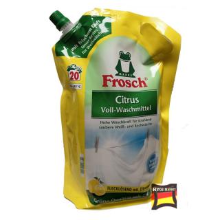 FROSCH CITRUS prací gel na 20 praní na bílé prádlo 1,8 litru (dovoz z Německa)