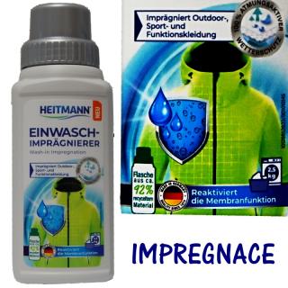 Heitmann einwasch imprägnierer - impregnace pro použití v pračce (dovoz z Německa  250 ml)