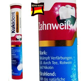 Kukident Zahnweiss - tablety na čištění a bělení protézy (dovoz z Německa)