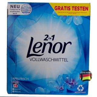 LENOR Aprilfrisch prášek na praní 19 dávek 1,235 kg (dovoz z Německa)