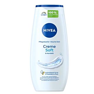 Nivea Creme Soft sprchový gel 250 ml (dovoz z Německa)