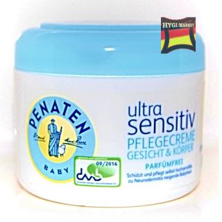 Penaten Baby Ultra Sensitive krém Gesicht Korper 100 ml (dovoz z Německa)