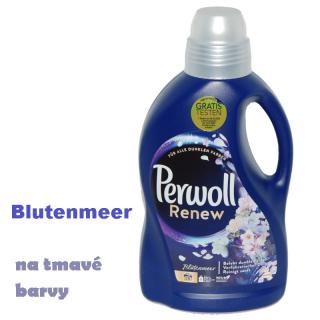 Perwoll Blutenmeer prací gel na tmavé barvy s vůní květin 25 dávek (dovoz z Německa)