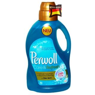 Perwoll CARE and REFRESH s neutralizátorem zápachu na všechny barvy SYNTETICKÝCH textilií (dovoz z Německa)