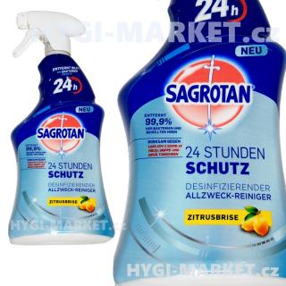 Sagrotan 24 Stunden Schutz ZITRUSBRISE desinfekční čístič povrchů 600 ml (dovoz z Německa)