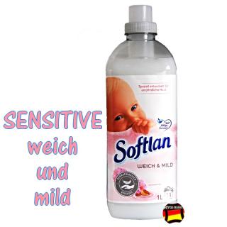Softlan Weich und Mild Sensitive aviváž z Německa (dovoz z Německa)