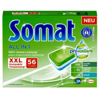 Somat All in1 PRO NATURE 56 ks tablety do myčky bez vybalování (dovoz z Německa)