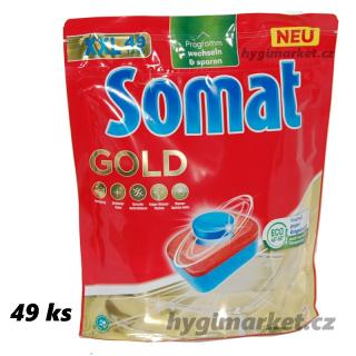 SOMAT GOLD tablety do myčky 49 ks v rozpustné folii (bez vybalování) (dovoz z Německa)