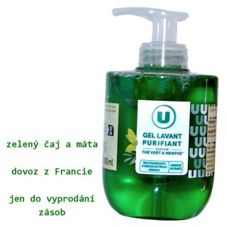 Tekuté mýdlo z Francie - zelený čaj / menthol 300 ml