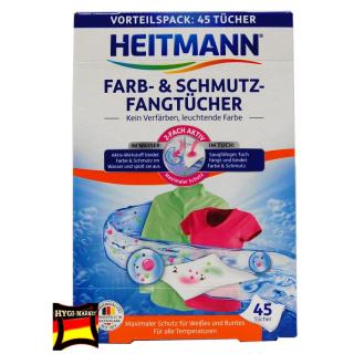 UBROUSKY Heitmann pohlcující barvu a špínu barevné i bílé prádlo prádlo 45 ks (dovoz z Německa)