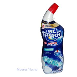 WC FRISCH Reiniger Gel Meeresfrische, KRAFT AKTIV  750 ml (dovoz z Německa)