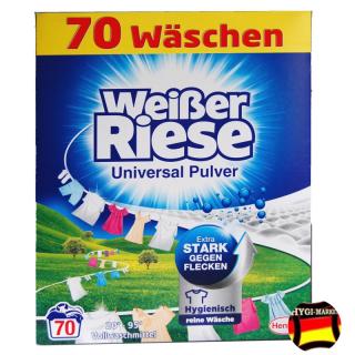 Weisser Riese Riesen Frische Kraft 70 dávek 3,85 kg (Universální prášek Weisser Riese z Německa.)