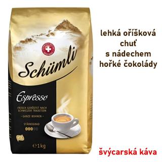 Zrnková káva Schümli ESPRESSO 1 kg