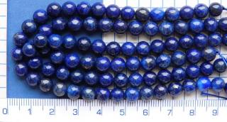 Kameny, lapis lazuli 6mm,1ks (Cena je uvedena za 1ks.)