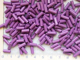 Rokajl, PRECIOSA, fialové trubičky,10/4mm,další tvary, balení 50g (Cena je uvedena za 50g)