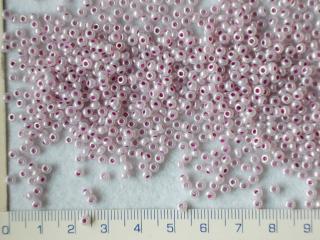 Rokajl, PRECIOSA, fialový perleťový s fialovým.průt.,velikost 6/0,balení 50g (Cena je uvedena za 50g)