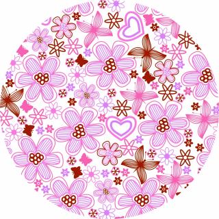 Pamlskovník Mini Růžové květiny