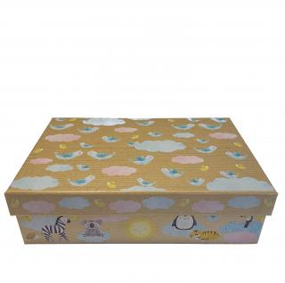 Kartonová krabice Obláčky - 22 cm