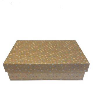 Kartonová krabice Srdíčka - 18 cm