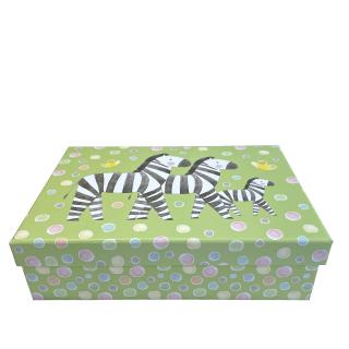 Kartonová krabice Zebra - 24 cm