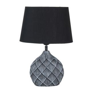 Keramická lampa černá 38 cm