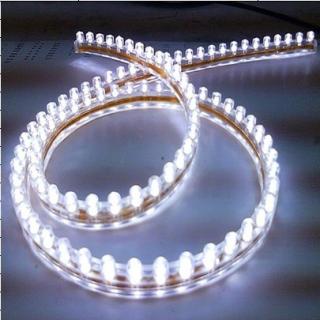 LED diodový pásek - PVC, délka 72cm, bílé světlo (LED diodový ohebný PVC pásek, 12V 72cm LED, bílé světlo, 1ks)