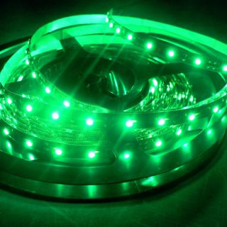 LED pásek - strip 120cm, zelený (LED diodový ohebný STRIP pásek, 12V nalepovací 120cm, zelené světlo)