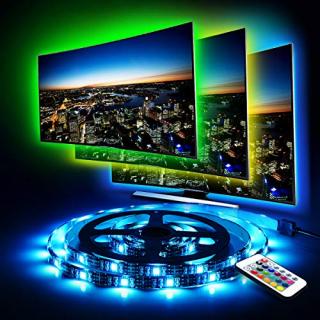 LED pásek za televizi - výprodej , RGB, délka 2m, dálkové ovládání, USB (LED pásek za televizi - NENÍ třeba dokupovat zdroj)