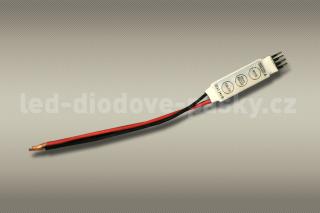 Mini ovladač k 7-barevným RGB LED diodovým páskům (Mini LED controller)