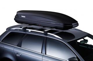 Autobox Thule Pacific 600 Aeroskin antracit (objem 310 litrů, hmotnost 13 kg, nosnost 50 kg , rozměry 190 x 63 x 39 cm.)