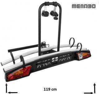 Menabo Merak Rapid (type Q) (Nosič kol na tažné zařízení pro 2 jízdní kola - sklopný)