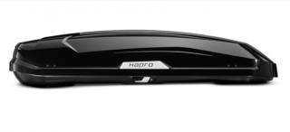 Střešní box Hapro Trivor 560 Brilliant Black (Objem: 560 litrů, Hmotnost: 23,5 Kg, Nosnost: 75 Kg, Rozměry: 216 x 90 x 46 cm)