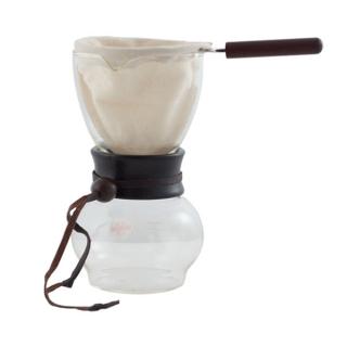Drip pot Hario Woodneck (DPW-1) (Hario dripper s bavlněným filtrem - 2 šálky)
