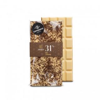 Janek - bílá čokoláda 31% s kávou (Janek - bílá čokoláda s kávou 85g)