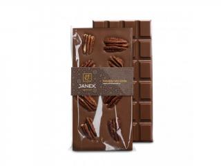 Janek - Mléčná čokoláda s pekanovými ořechy (Mléčná čokoláda s pekanovými ořechy - 95g)