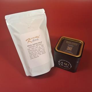 Kamikava Brazil Santos Decaf watter process - 250g - káva zrnková - 100% arabica