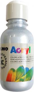 Akrylová barva metalická PRIMO 125ml - stříbrná 910