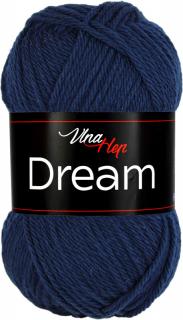 Dream - australská merino vlna 6409 tmavě modrá
