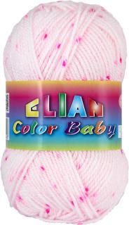 Elian Color Baby - dětská, akryl antipilling 31049 Melír světle růžová