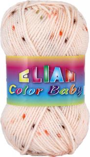 Elian Color Baby - dětská, akryl antipilling 31741 Melír světle lososová