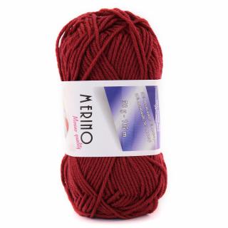 MERINO - vlna+ akryl 14714 Bordó