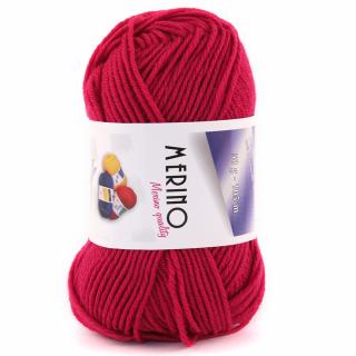 MERINO - vlna+ akryl 14811 Malinová