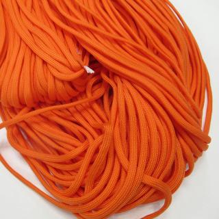 Padáková šňůra 4mm - 1m 200 Oranžová
