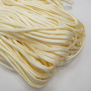 Padáková šňůra 4mm - 1m 218 Vanilka