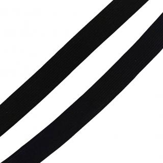 Prádlová pruženka - různé šíře -  barva bílá nebo černá -1bm Šíře 20 mm - černá