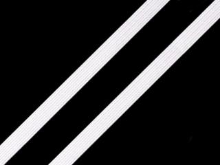 Prádlová pruženka - různé šíře -  barva bílá nebo černá -1bm Šíře 6mm - bílá